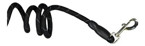 Correa Para Perro Resistente Reflejante 1.50m de alta calidad MR Wuff Color Negro
