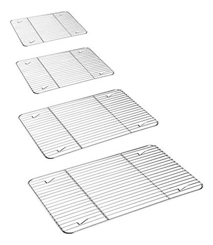 Enfriamiento Rack 4 Pack P Y P Chef Acero Inoxidable Estante