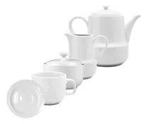 Comprar Juego Té Porcelana Blanca Línea Távola Verbano X15 Piezas