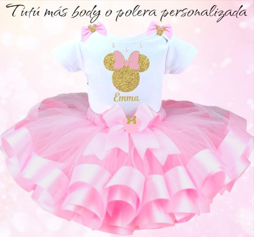 Tutu Frondoso Con Polera O Body Personalizado