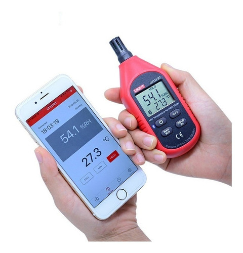 Higrometro Mide Humedad Temp Ambiental Bluetooth App Ut333bt