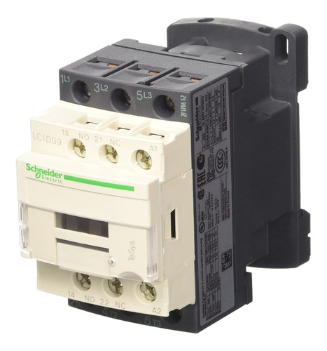 Contactor 9amp 220v Lc1d09m7 Schneider Electric