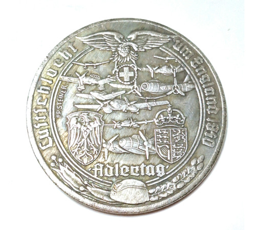 Moneda Militar, Reproducción 5 Cm, Batalla De Inglaterra