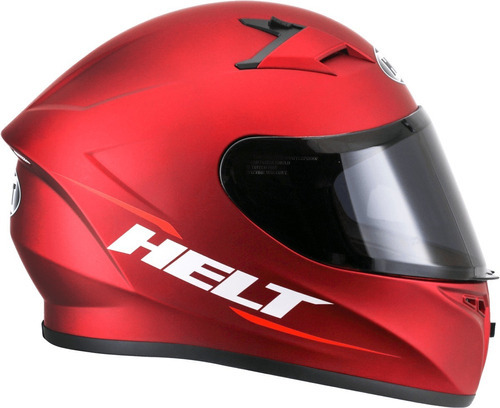 Capacete Moto Fechado Helt Polar Vermelho Fosco 58