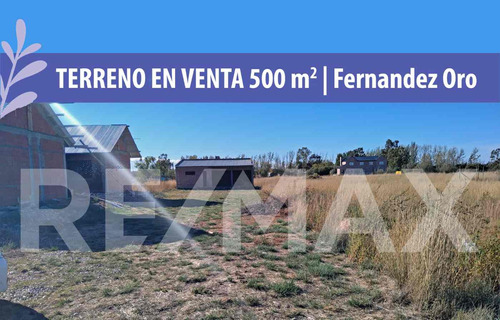 Venta Terreno 500 M2 B° La Cigarra - Fernandez Or0