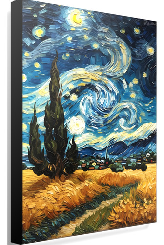 Cuadros Decorativos Economicos  90x60 Cm  Noche Estrellada