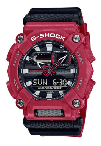 Reloj Para Hombre Casio G-shock Ga-900-4adr Rojo