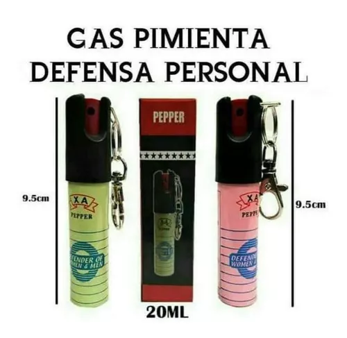 Gas Pimienta Spray Anti Robo Tipo Llavero Defensa Personal