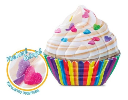 Colchão Inflável Para Piscina Cupcake