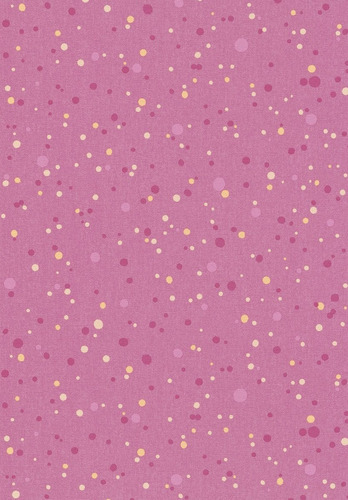 Imagen 1 de 3 de Papel Tapiz Rosa Diseño De Puntos - Pegamento Gratis