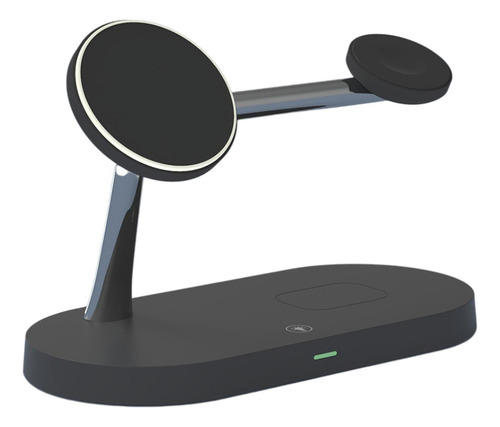 Cargador Inalámbrico Magnético 15w Para Cargadores Negro
