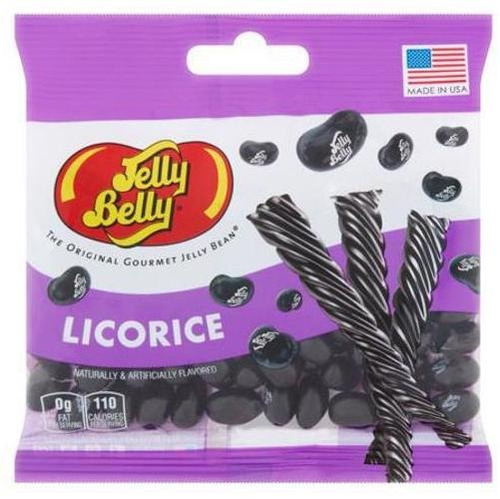 Bala Jelly Belly Licorice - Alcaçuz 99g