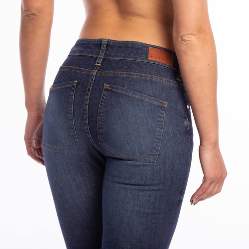 Imagen 3 de 5 de Pantalon Jean Rusty Mali Skinny Ld Azul Mujer