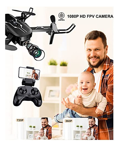 Mini Dron Rc Con Cámara 1080p Y Evitación De Obstáculos