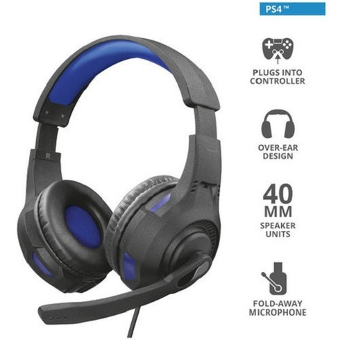Imagen 2 de 4 de Auricular Trust Ravu Gxt 307 Headset Gamer Mic Pc Ps4 Y Ps5