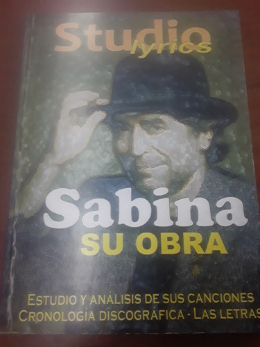 Libro Sabina Su Obra - Estudio Y Análisis De Sus Canciones