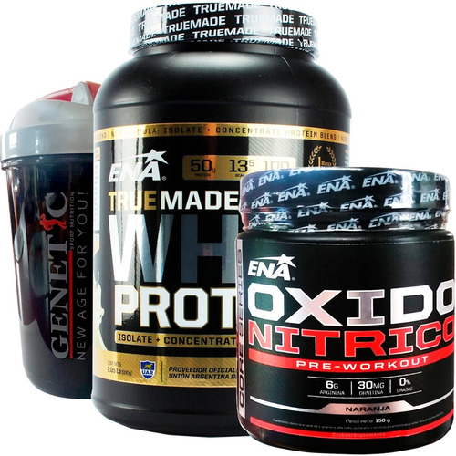 Whey Nox 1 Kilo Ena Proteína L Arginina Oxido Nitrico Shaker