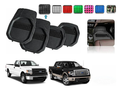 Tapetes 4pz Charola 3d Color Ford F-150 2005 A 2012 2013 14