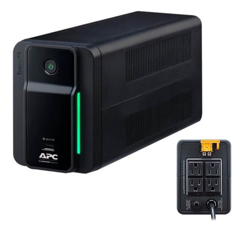 Apc Back-ups 700va, 120v, Carga Usb, Entradas Nema