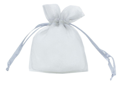 100 Saquinhos De Organza Cristal Pequeno - Cores Variadas
