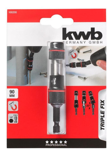 Portapuntas Triple Fix De Cambio Rápido Kwb 100200 G P