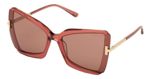 Lentes De Sol Tom Ford Gia Ft 0766 Transparent Brown Mujer