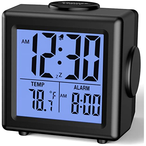 Mini Reloj Despertador Digital Pantalla Lcd Y Función ...