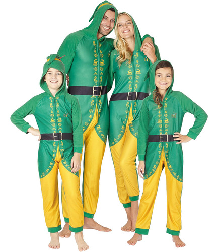 Intimo Elf The Movie Conjunto De Pijama De Una Pieza Para Mu