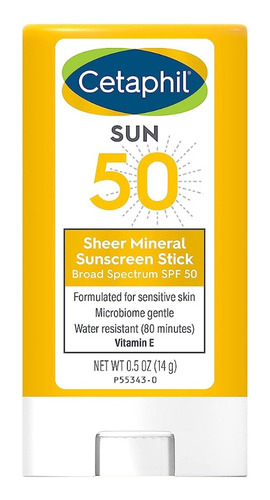 Protector Solar Mineral Cetaphil Sheer Spf 50