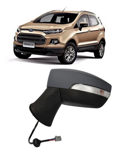 Espejo Ford Ecosport 2015 2016 2017 Electrico C/luz Izquierd