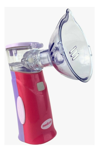 Inalador Nebulizador Baby Bateria Recarregável Medicate Rosa