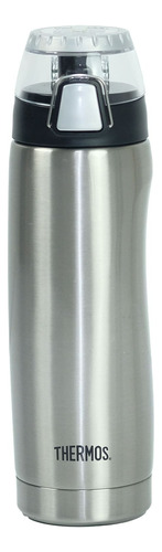 Squeeze Térmica Com Tampa Thermos Havaí Prata 530ml 16h Frio