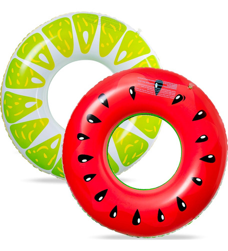 90shine 2pcs Flotadores Salvavidas De Piscina De Frutas