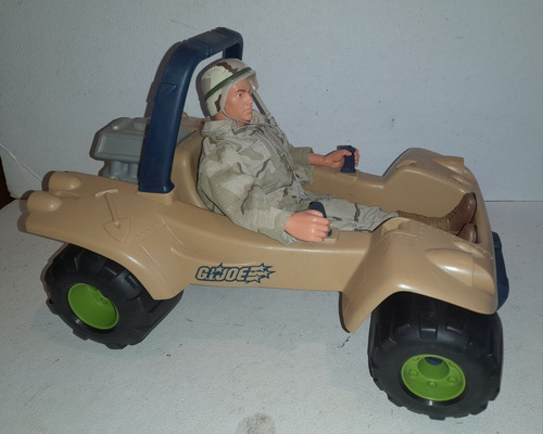 Gi Joe Figura 12 Con Vehiculo Buggy Hasbro 1996 (Usado)