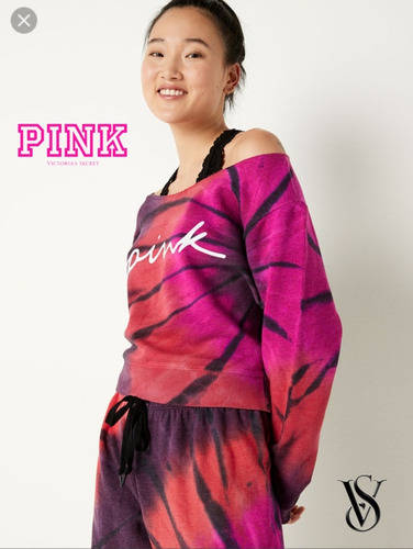 Suéter Y Pantalón Conjunto Deportivo Pink Victoria's Secret 