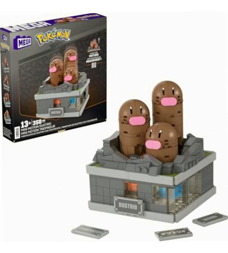 Mega Pokémon Juguete De Construcción Minifigura De Dugtrio