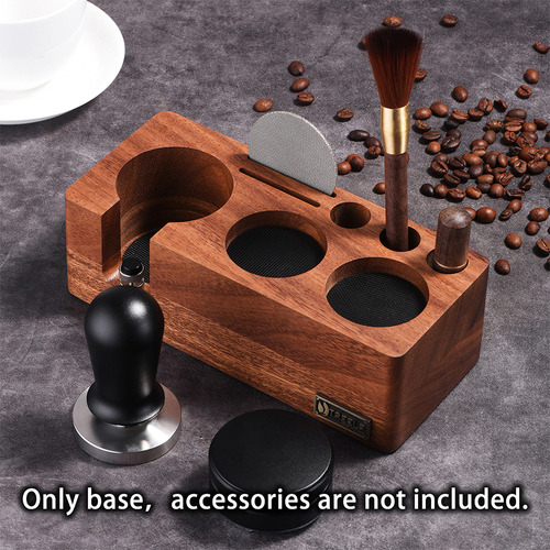 Tamper Station Station Treelf Espresso Tamper Tamping Walnut