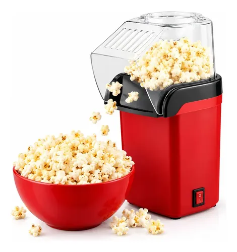 Pipoqueira Elétrica Sem Óleo Ar Quente Gourmet Vermelho 127v