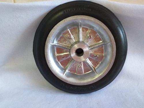 Par De Ruedas Macizas De Aluminio De 10 X 3/4( 19mm)
