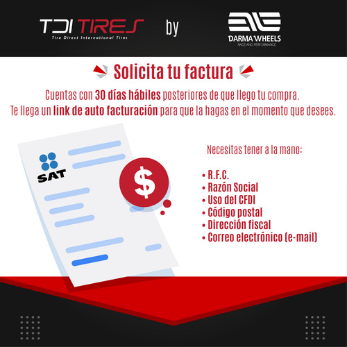Kit De 4 Llantas 33x12.50r22lt 114t Tdi Tires Stark A-r/t