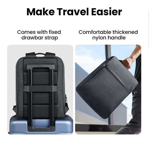 Mochila Para Portátil Ugreen Multibolsillo Contra Agua
