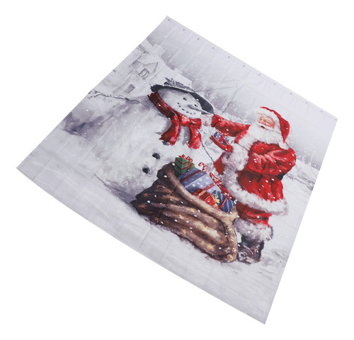 Impressão Digital Requintada De Cortina De Chuveiro De Natal