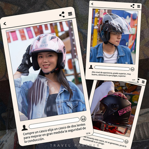 Casco Moto Abatible Con Doble Mica Para Hombre O Mujer