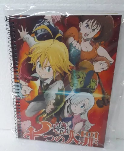 Caderno Personalizado Anime Nanatsu No Taizai / Meliodas