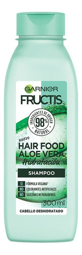 2 Pzs Garnier Hair Food Aloe Shampoo Fructis 300ml