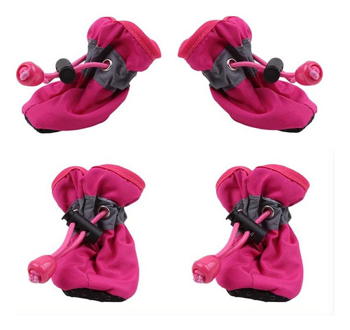 4 Unids/set Zapatos Impermeables For Perros Chihuahua