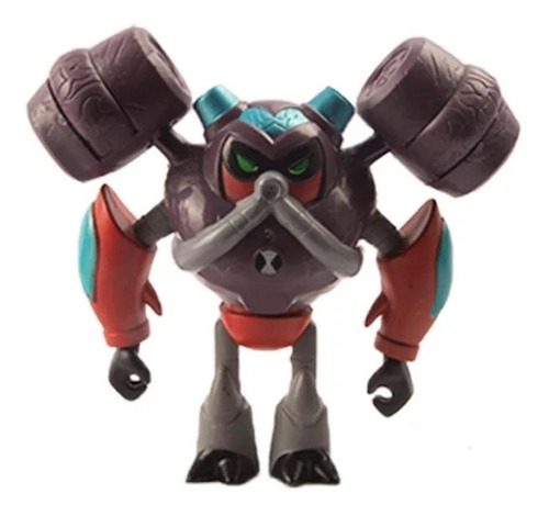 Boneco Ben 10 Rustbuggy Vilgax Raty Rocha Elétrica 11 Peças