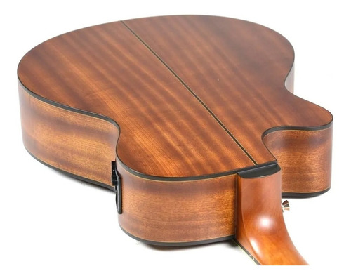 Violão eletroacústica Strinberg Black SA200C para destros mahogany louro indiano