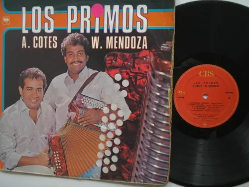 Lp Vinilo A Cotes W Mendoza Los Primos Edicion Colombia 1990 (Usado)