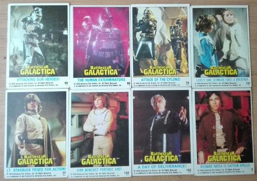 Cartas Colección Battlestar Galáctica Vintage 70's Serie